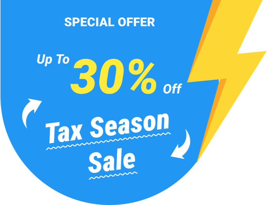 Tax Season Sale - Up to 30% off